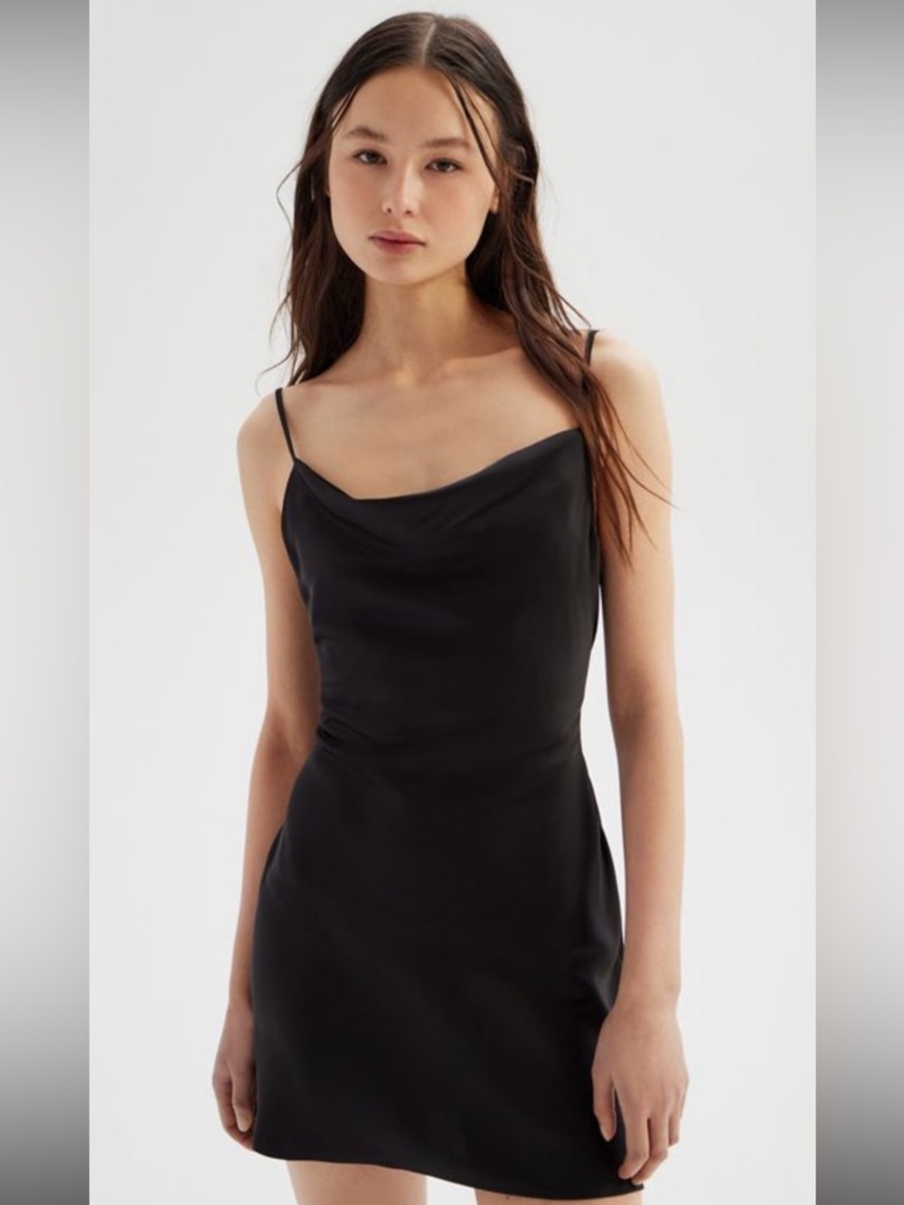 Urban Outfitters Mallory Cowl Neck Mini Dress